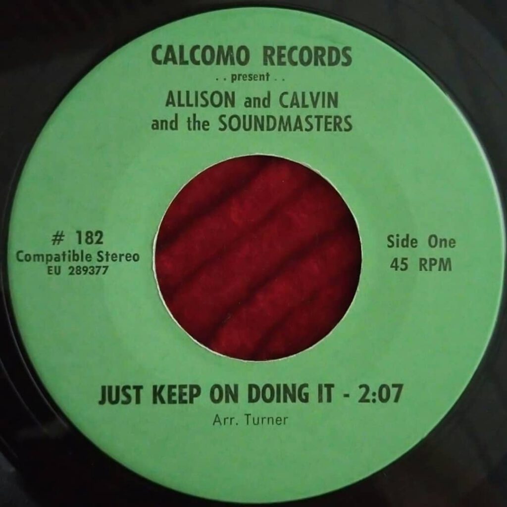 Allison And Calvin – Stinky Franky / Just Keep On Doing It