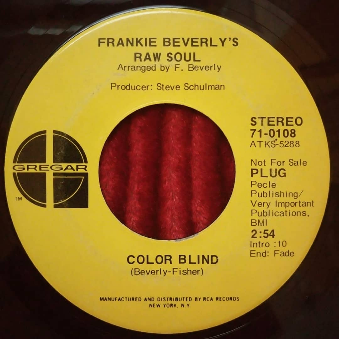 Frankie Beverly's Raw Soul ‎– Color Blind ⋆ Florian Keller