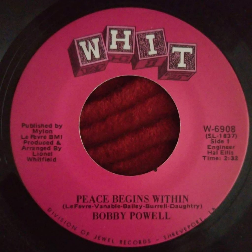 Bobby Powell ‎– Peace Begins Within - Florian Keller - Funk Related