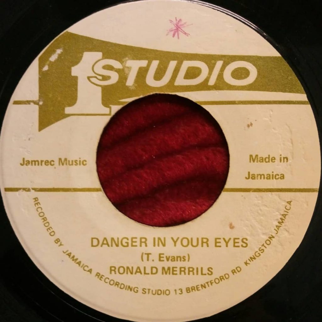Ronald Merrills Sound Dimension - Studio 1 - - Danger in your Eyes - Judah Eskender Tafari - Florian Keller - Funk Related