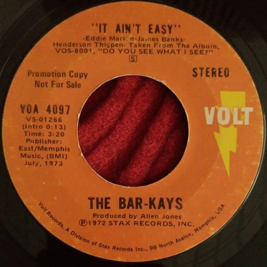 Bar-Kays ‎– It Ain't Easy - Florian Keller - Funk Related