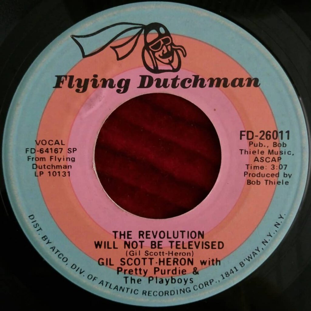 Gil Scott-Heron With Pretty Purdie & The Playboys ‎– The Revolution Will Not Be Televised ⋆ Florian Keller - Funk Related