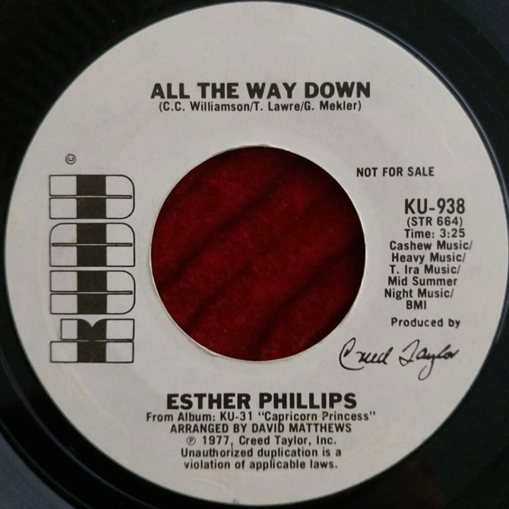 Esther Phillips ‎- All The Way Down ⋆ Florian Keller - Funk Related