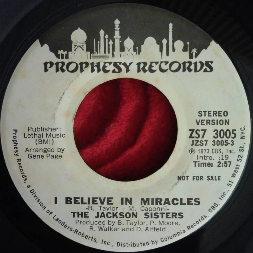 Jackson Sisters - I Believe In Miracles ⋆ Florian Keller - Funk Related