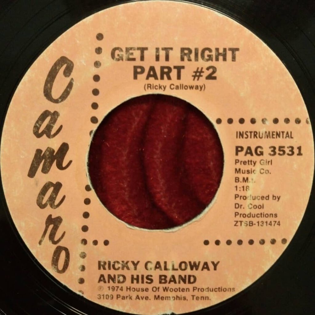 Ricky Calloway And His N.T. Express - Get It Right ⋆ Florian Keller - Funk Related