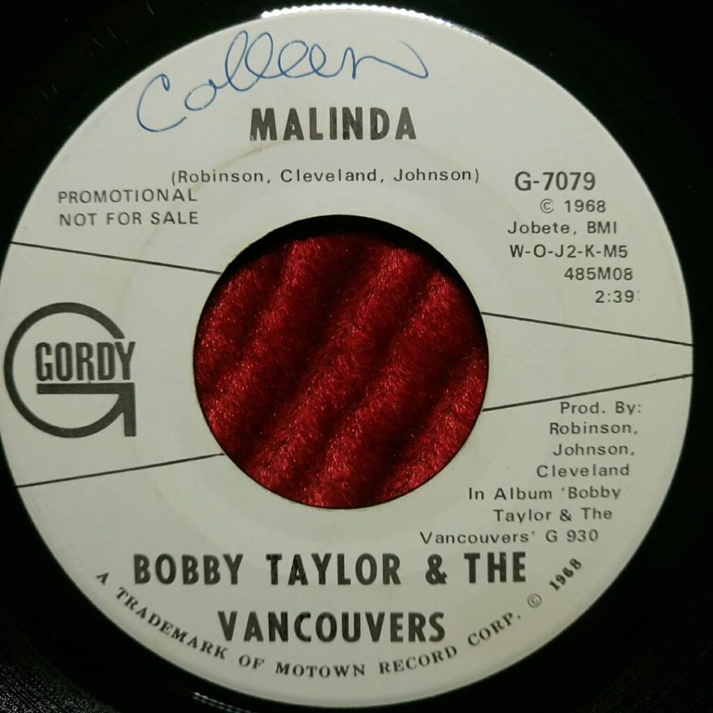 Bobby Taylor & The Vancouvers ‎- Malinda ⋆ Florian Keller - Funk Related