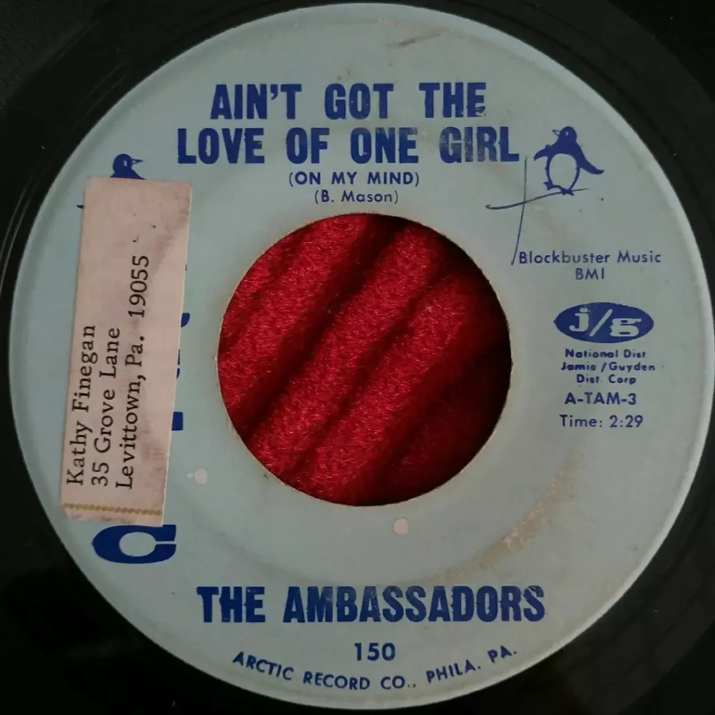 Ambassadors, The – Ain't Got The Love Of One Girl (On My Mind) ⋆ Florian Keller - Funk Related