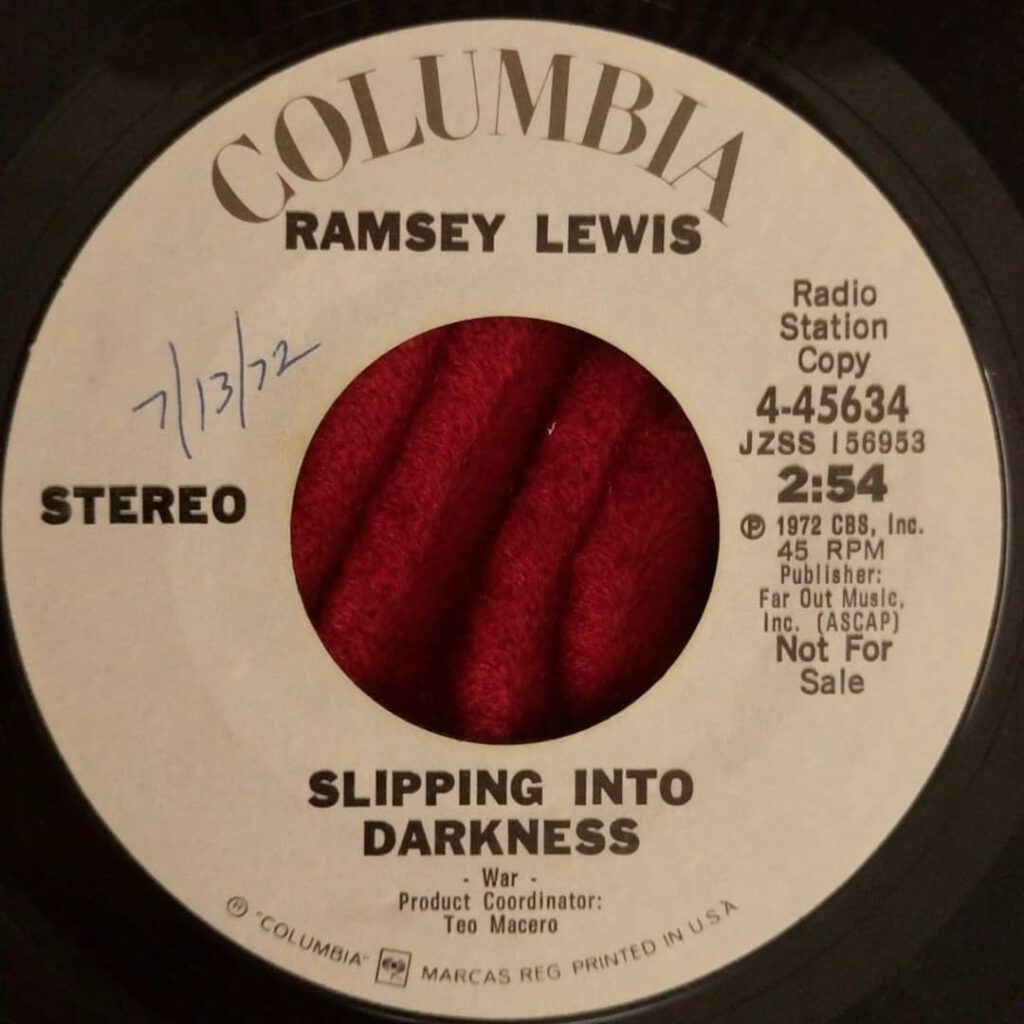 Ramsey Lewis ‎– Slipping Into Darkness