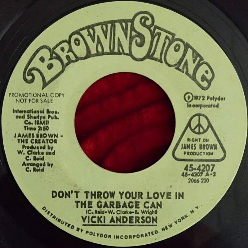 Vicki Anderson ‎– Don't Throw Your Love In The Garbage Can ⋆ Florian Keller - Funk Related